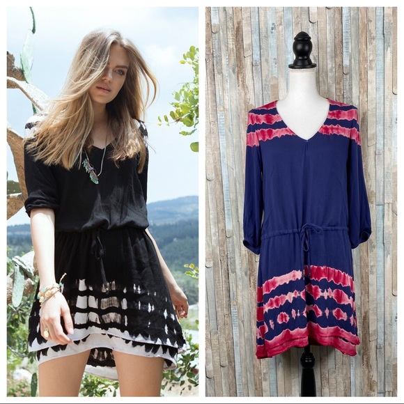 IKAT DYE Gypsy Short Dress